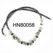 Assorted Colored Semi precious Chip Stone Beads Hematite Beads Stone Chain Choker Fashion Women Necklace